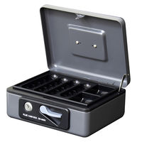 プラス 小型手提金庫 ダークグレー CB-060G DGY 1個（直送品）