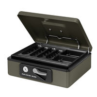プラス 小型手提金庫 ダークグレー CB-050G DGY 1個（直送品）