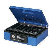 プラス 小型手提金庫 ブルー CB-050G BL 1個