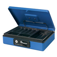 プラス 小型手提金庫 CBー040G ブルー BL 1個（直送品）