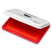 シヤチハタ スタンプ台エコス 中形 赤 HKN-2-R 1個