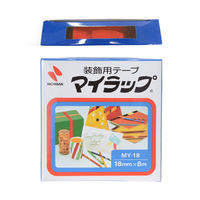 ニチバン マイラップ 幅18mm×8m 赤 MY-181 1巻