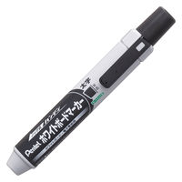 ぺんてる ノック式 ハンディホワイトボードマーカー 太字・平芯 黒 MWXN6M-A 1セット（5本：1本×5）