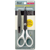 プラス △フィットカットスリム 白灰 SC-160SF 1個（直送品）