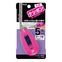 プラス　1行ケシポン　5mm幅　ピンク　IS-450CM