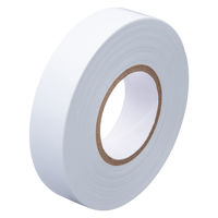 現場のチカラ ビニールテープ 白 幅19mm×長さ20m アスクル 1セット（30巻入）  オリジナル