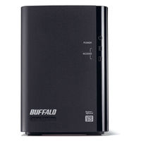 バッファロー ミラーリング機能搭載外付けHDD HD-WL2TU3/R1J 2TB ブラック 1台（直送品）