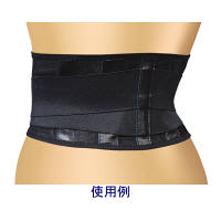 ミノウラ 山田式 ブラック腰椎スリムコルセット Lサイズ 300167 1個 コルセット 腰痛ベルト