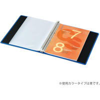 コクヨ クリヤーブック タフボディA4S・W黒 ラ-J730D 1冊