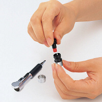 シャチハタ補充インク（カートリッジ）ペアネーム・ネームペン用 XLR-GP 朱色 2本（2本入×1箱）