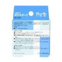 ニチバン ホワイトテープ W129 1箱（1巻入）
