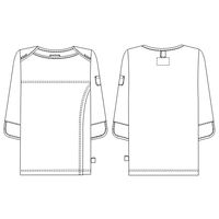 ナガイレーベン 検診衣上衣 FK-1486 1枚