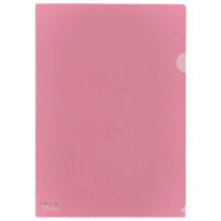 リヒトラブ カラークリヤーホルダー クリスタルピンク F78-18 1箱(50枚:5枚入×10袋)