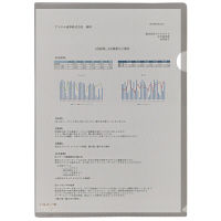 リヒトラブ カラークリヤーホルダー ブラック F78-24 1箱(50枚:5枚入×10袋)