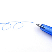 フリクションボールスリム　0.38mm　青　消せるボールペン　LFBS-18UF-L　パイロット