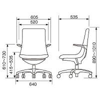 【設置込】イトーキ　モーブ　オフィスチェア　肘付　モスグリーン/セピアブラウン　KF-615GB-K1K1Q6　1脚（直送品）