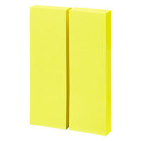 コクヨ タックメモ 蛍光色 付箋 75×25mm メ-1303N-Y 1パック（2冊入）