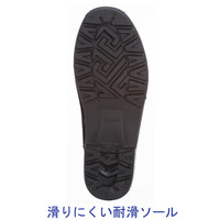 【作業用長靴】 アスクル 「現場のチカラ」 軽作業長靴25cm ブラック 1足  オリジナル