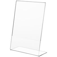 アスクル　片面用L型カード立て　サインホルダー　A5縦　1個　 オリジナル