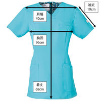 フォーク スクラブワコールHIコレクションM HI700-2 1枚　スクラブ