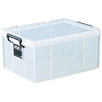 【フタ式収納】　天馬　 ロックス　530M　クリア　幅39.0×奥行53.0×高さ24.3cm　1個