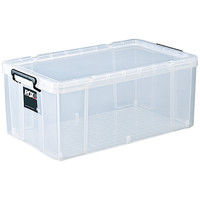 【フタ式収納】　天馬　 ロックス　740L　クリア　幅44.0×奥行74.0×高さ30.0cm　1個