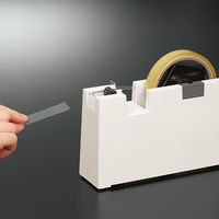 コクヨ　端が折れるテープカッター　つまんではる　小巻・大巻対応　白　2台　T-MC1（直送品）