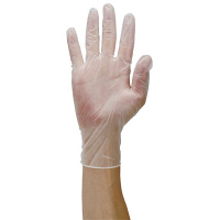 伊藤忠リーテイルリンク　プラスチック手袋 パウダーフリーライト　Mサイズ　VC-230　1箱（100枚入） （使い捨てグローブ・プラスチックグローブ）