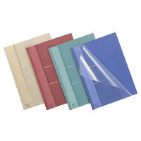 コクヨ　ファスナーファイル＜クリヤーカラー＞　プレゼンファイル A4タテ　2穴　約100枚収容　　緑（グリーン）　フ-P160G