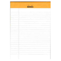 RHODIA（ロディア） ブロックロディア 横罫 No.16 オレンジ cf16600