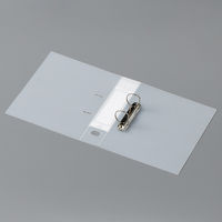 セキセイ　ロックリングファイル　D型2穴　A4タテ　背幅67mm　クリアー　F-552-90　10冊