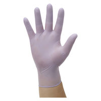 三興化学工業　エクセレントニトリル手袋 NBR-700　パウダーフリー　ラベンダー　Mサイズ　270130　1箱（100枚入）（使い捨てグローブ）