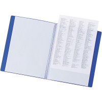 リヒトラブ(LIHIT LAB.) クリヤーブック A3タテ 40ポケット 台紙有り 青（ブルー）G3215-8 1箱（6冊入）