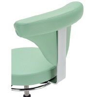 【軒先渡し】オリバー メディカルチェア 脚掛無し グリーン 1脚（直送品）