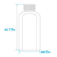 金鵄製作所 マーカー投薬瓶 150ml 調剤用 凹形目盛り 本体色:透明 キャップ色:白 未滅菌 MBIN15010 1袋（10本入）