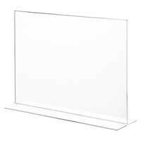 アスクル　両面用T型カード立て　サインホルダー　A4横　1セット（10個：1個×10）　 オリジナル