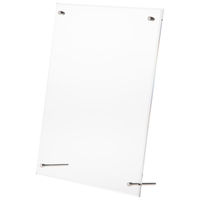 アスクル　片面用L型　ビス留めカード立て　レジサイン　A4　1セット（3個：1個×3）　 オリジナル