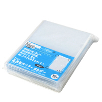 プラス 高透明カラークリアホルダー（角Ｒ） A4 クリア 1セット(100枚) ファイル 89178