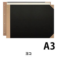 プラス　とじ込表紙　A3ヨコ　307×430mm　4穴　FL-002TU　79219