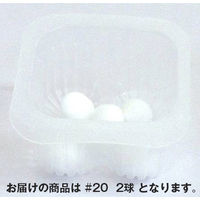 イワツキ　滅菌クローバーカップ綿球#20　2球　24コ　001-10485
