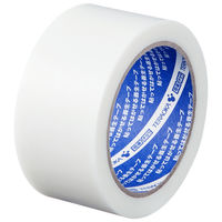 現場のチカラ 貼ってはがせる養生テープ 無包装 半透明 幅50mm×長さ25m 寺岡製作所 1セット（150巻入）  オリジナル