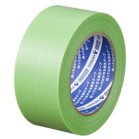 現場のチカラ 貼ってはがせる養生テープ 無包装 若葉色 幅50mm×長さ50m 寺岡製作所 1セット（150巻入） オリジナル