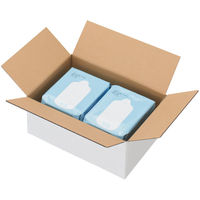 【底面B5】【60サイズ】 白ダンボール B5×高さ122mm 1セット（60枚：20枚入×3梱包）