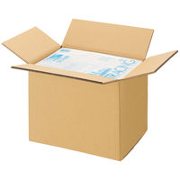 【100サイズ】 スーパー強化ダンボール ダブルフルート 27.9L 幅385×奥行275×高さ320mm 1セット（30枚：10枚入×3梱包）