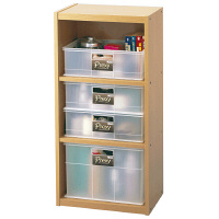 収納ケース プレクシー M クリア 天馬