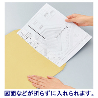 寿堂 コトブキ封筒　大型封筒 クラフト A3用 マチなし 3855　100枚