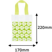 PE手提〈底マチタイプ〉　平紐　グリーン　SS　1セット（150枚）　ヘッズ  オリジナル