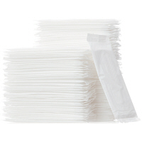 エンボスおしぼり 平判 1セット（100枚：50枚入×2袋）  オリジナル