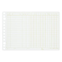 コクヨ　一色刷りルーズリーフ　B6　売上帳　100枚　リ-372