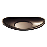 たち吉　小判茶托　溜色　1箱（5枚入）